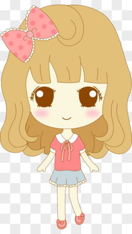 卡通小女孩图片素材 免费PNG设计图大全，图精灵动画资源推荐